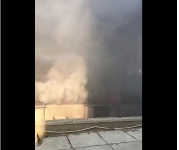 فيديو يُظهرالانفجار داخل العنبر رقم 12 في مرفأ بيروت