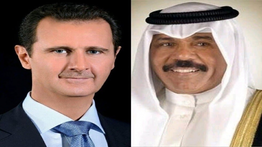 الرئيس الأسد يُعزّي أمير الكويت بوفاة الشيخ 