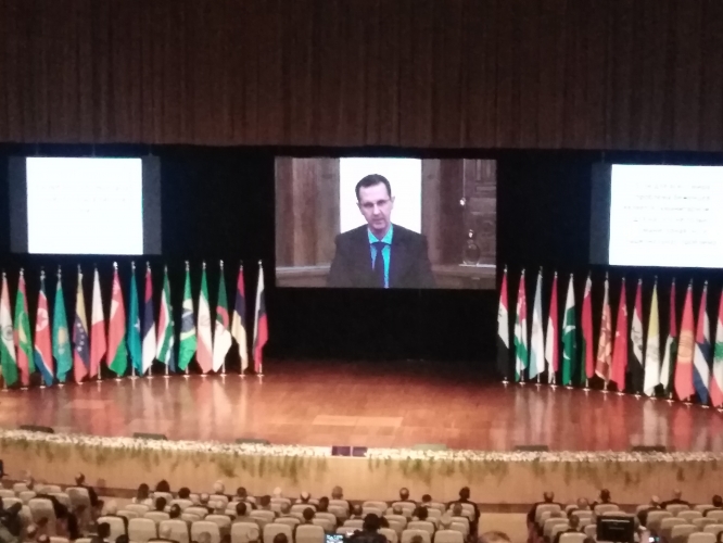 الرئيس الأسد في كلمة عبر الفيديو في افتتاح المؤتمر الدولي حول عودة اللاجئين في دمشق