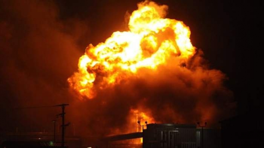 وزير النفط: خسائر الحريق 7 صهاريج فقط.. ومحافظ حمص: تمت السيطرة عليه
