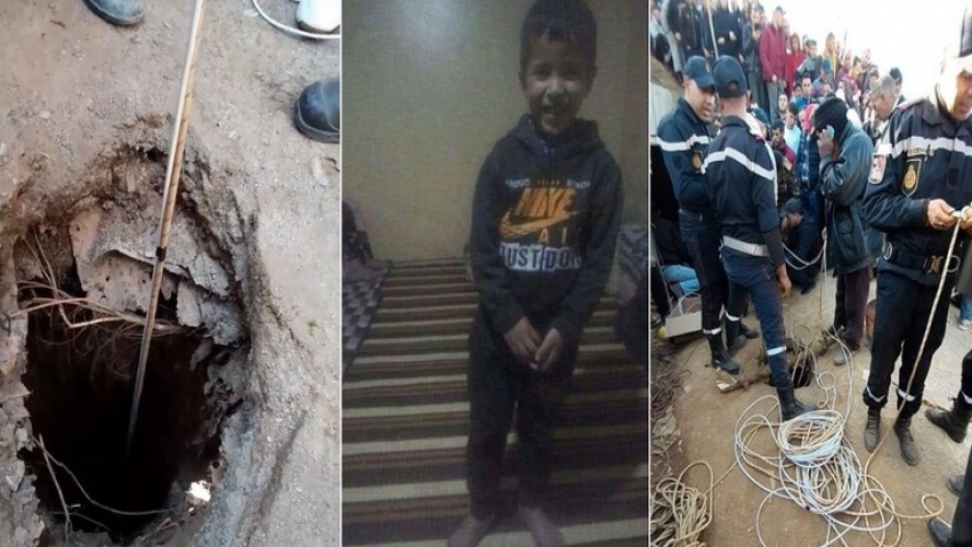  نداء استغاثة لإنقاذ طفل سقط في بئر عميقة بالمغرب 