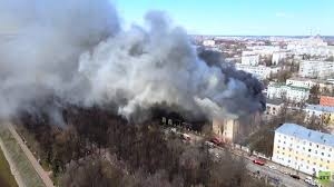 روسيا... ارتفاع حصيلة ضحايا حريق مبنى معهد تفير للأبحاث إلى 7 قتلى