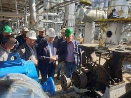 وزير النفط يتابع أعمال مشروع المرجل البخاري في مصفاة حمص