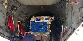 وصول طائرة رومانية إلى مطار بيروت تحمل على متنها مساعدات إنسانية إلى سورية