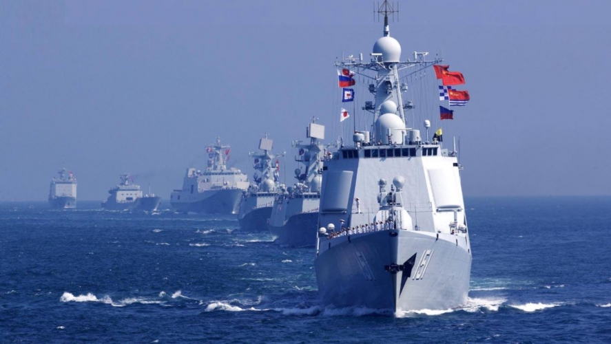 الجيش الصيني يحذر سفينة حربية أميركية ويطالبها المغادرة 