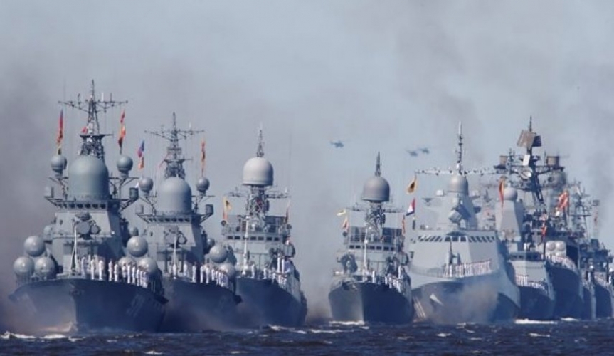 انطلاق تدريبات بحرية مشتركة بين روسيا والصين في بحر اليابان