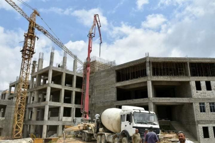 وزيرا الإسكان والتعليم العالي في جولة تفقدية على مشاريع أبنية جامعة طرطوس
