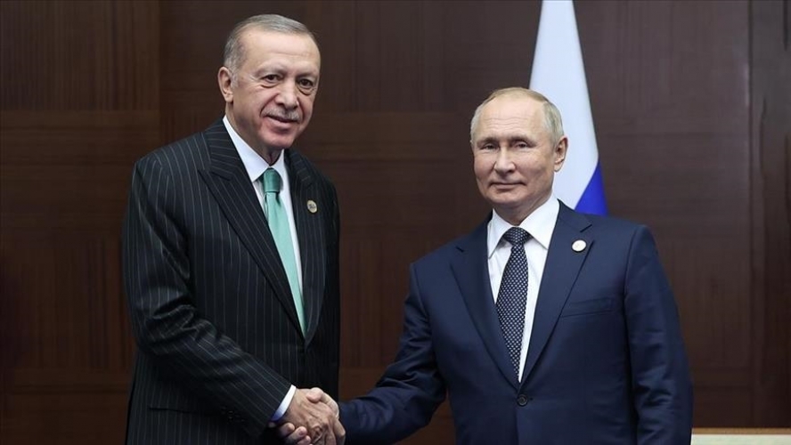 الرئاسة التركية: أردوغان يلتقي بوتين غداً الاثنين في سوتشي