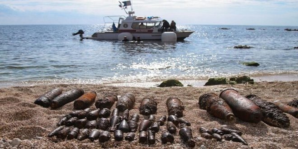 انتشال أكثر من 6 آلاف قذيفة من قاع البحر الأسود