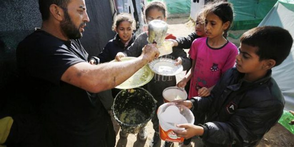 المرصد الأورومتوسطي: 71 بالمئة من أهالي قطاع غزة يعانون من مستويات حادة من الجوع