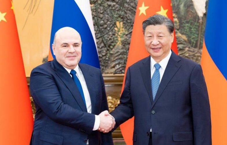 أبرز ما جاء في  تصريحات الرئيس الصيني خلال لقائه رئيس الوزراء الروسي