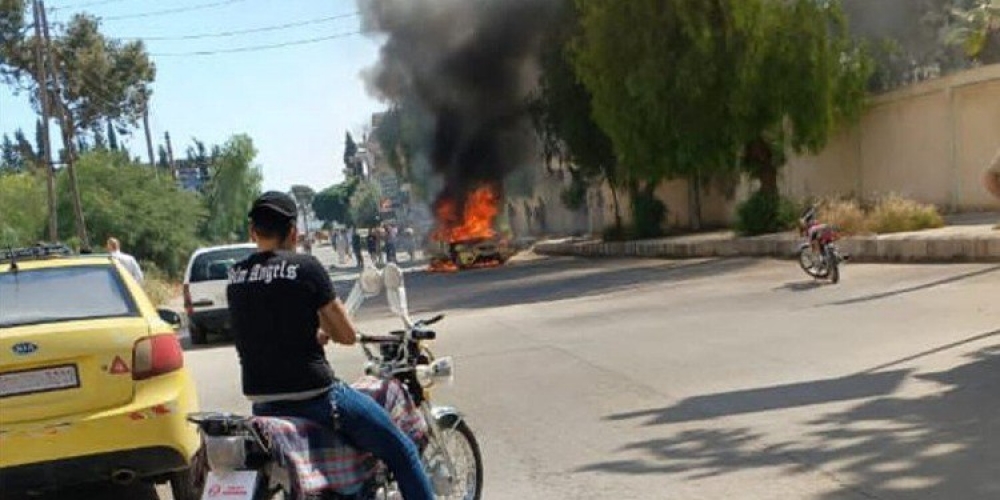 استشهاد عنصرين من القوى الأمنية وشخص بتفجيرين منفصلين في درعا