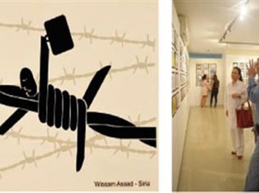  رسام الكاريكاتير السوري وسام أسعد يفوز بالجائزة الأولى في مسابقة «سينالوا» العالمية في المكسيك 
