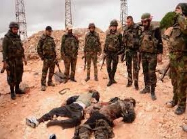 العثور على مخبأ سري للإرهابيين يحتوي جهاز بث فضائي وأسلحة وذخائر في حمص