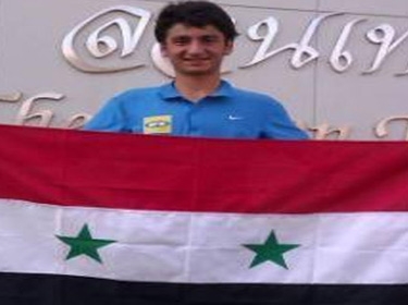 لاعب المنتخب السوري حازم نو يبلغ نهائي الفردي والزوجي بكرة المضرب بالأردن