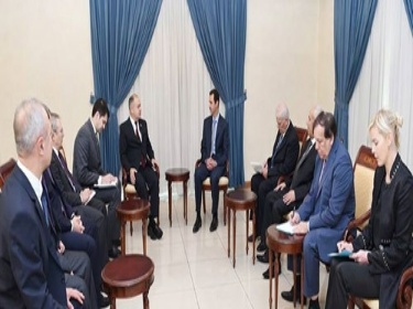 الرئيس الأسد لوفد روسي: محاربة الإرهاب تتسم بالجدية وليس يالاستعراض