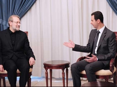 الرئيس الأسد يستقبل علي لاريجاني.. الشعب السوري مصمّم على استئصال الإرهاب