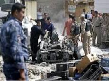 مقتل 7 عراقيين وإصابة 21  بتفجير إرهابي وسط بغداد
