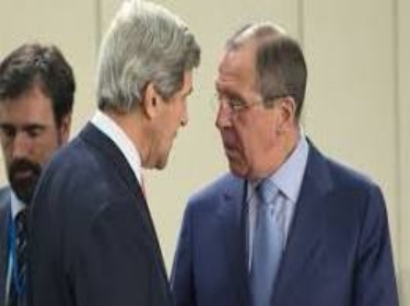 لافروف يبحث مع كيري سبل الخروج من الأزمة في سورية ودعم لقاء موسكو