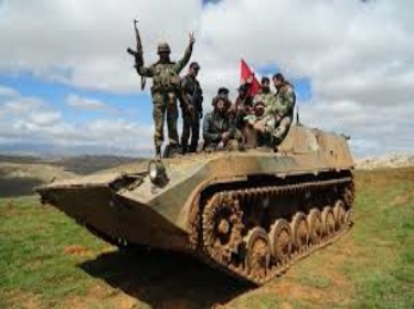 الجيش يسيطر على نقاط حاكمة في جبل الشاعر في ريف حمص