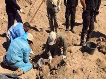 العثور على مقبرة جماعية تضم جثث 470 عراقياً أعدمهم الإرهابيون في تكريت