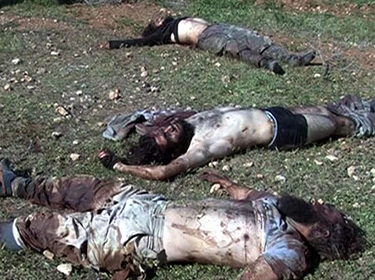 عشرات القتلى من إرهابيي داعش بقصف مروحي للجيش في ريف حمص 