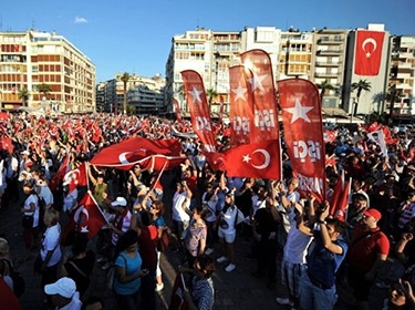 المظاهرات تعم تركيا رفضاً لتحريض نظام أردوغان على التدخل العسكري في سورية