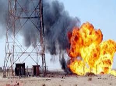 تفجير خط أنابيب الغاز بين إيران وتركيا