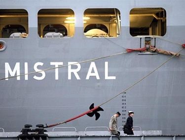  فرنسا تنفي التوصل لاتفاق مع روسيا بشأن سفينتي ميسترال