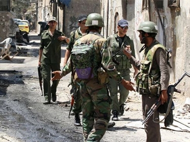 الجيش يحكم سيطرته على شارع الحكمة في مدينة الزبداني
