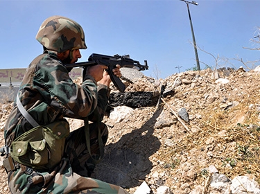 الجيش يسيطر على 8 كتل من الأبنية في الجهة الغربية لمدينة الزبداني 