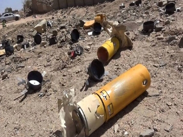 طائرات العدوان السعودي تستخدم قنابل عنقودية محرمة في قصف مأرب