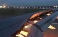 المنتخب السعودي ينجو من حادث احتراق طائرته في روسيا