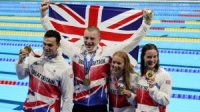 أولمبياد طوكيو.. بريطانيا تحرز ذهبية التتابع المختلط 4 مرات 100 م للسباحة المتنوعة برقم عالمي