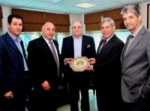 اللواء جمعة يستقبل نائب رئيس اتحاد ألعاب القوى الأذربيجاني ويؤكد أهمية تبادل الخبرات