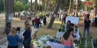 انطلاق فعاليات معرض الزهور الأول في مدينة حمص