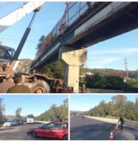 إعادة فتح حركة السير على أوتوستراد طرطوس- اللاذقية بعد إصلاح الجسر 