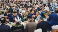 بمشاركة سفراء وقناصل دول العالم الإسلامي أكبر إفطار جماعي في روسيا