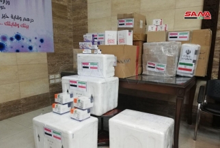 مساعدات طبية من ايران لدعم جهود الكوادر الصحية السورية في التصدي لكورونا 