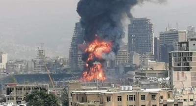 حريق جديد في أحد مستودعات مرفأ بيروت