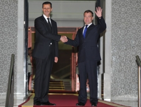 زيارة الرئيس الروسي ديمتري مدفيدف إلى سورية 