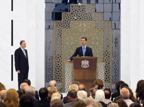  الرئيس الأسد يؤدي القسم الدستوري