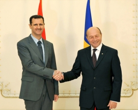السيد الرئيس بشار الأسد والسيدة عقيلته في زيارة رسمية إلى رومانيا