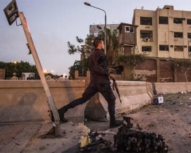 المشاهد الأولية بعد تفجير شبرا الخيمة في العاصمة المصرية