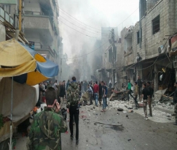 شهداء وجرحى جراء سلسلة تفجيرات إرهابية في السيدة زينب بريف دمشق  