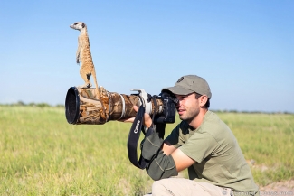مواقف طريفة بين مصوري الحياة البرية والحيوانات