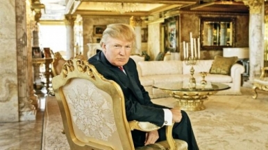 قصر دونالد ترامب الاسطوري المزخرف بالذهب والالماس