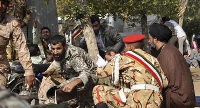 الصور الأولى للهجوم الارهابي في مدينة أهواز جنوب غرب ايران
