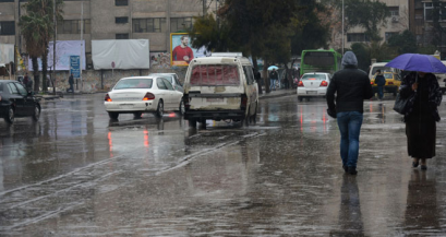 هطولات مطرية تشهدها دمشق 