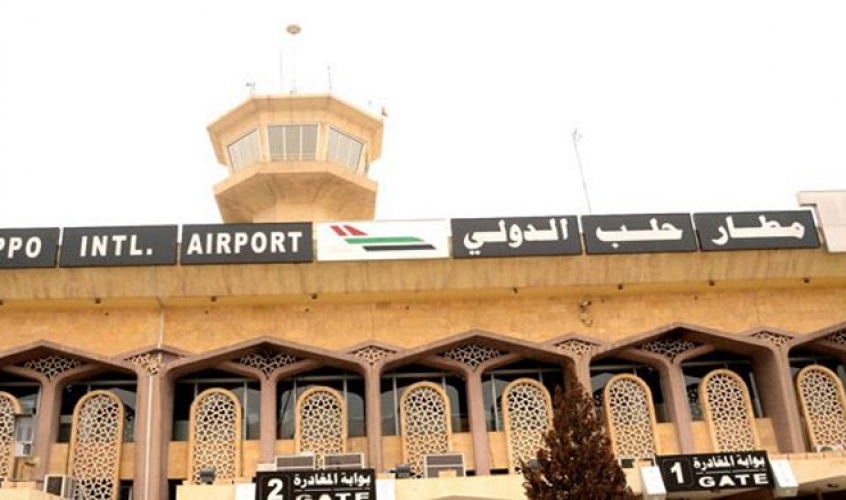 بعد تأمين محيطه بالكامل..محافظة حلب تبدأ عمليات تأهيل وإصلاح طريق مطار حلب الدولي